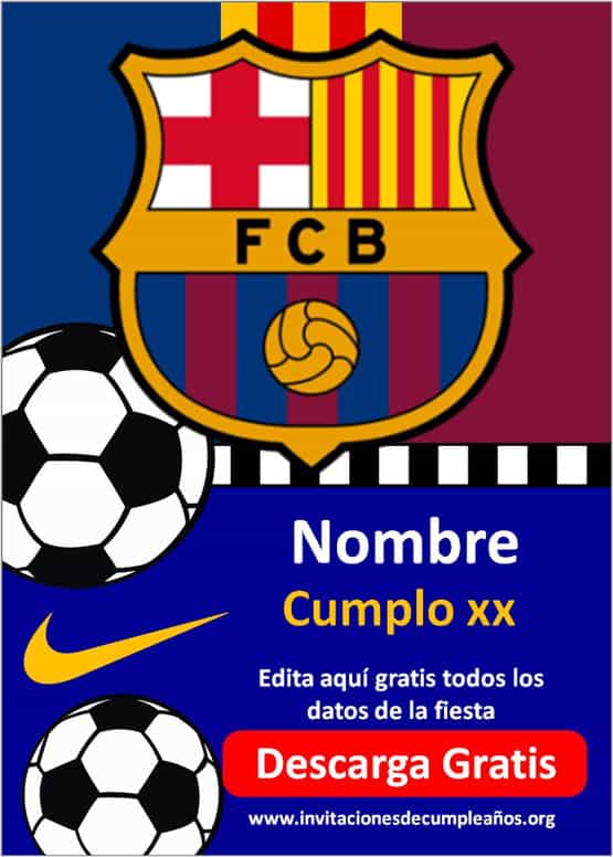 Tarjeta de cumpleaños personalizada de fútbol para niñas -  España